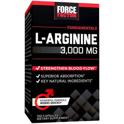 Force Factor L-Arginine 3000 (150 caps) > Amin turşuları > 