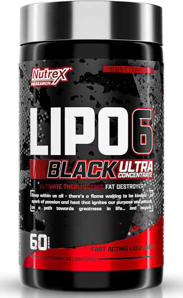 Nutrex Lipo 6 Black Ultra Concentrate (60caps) > İdman qidaları > Yağ yandıranlar > Nutrex