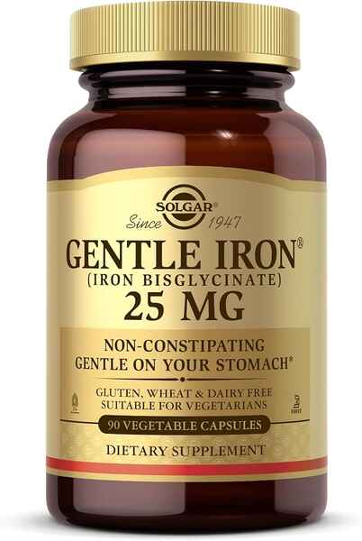 Solgar Gentle Iron (25 mg) - 90 caps > İdman qidaları > Витамины и минералы > 