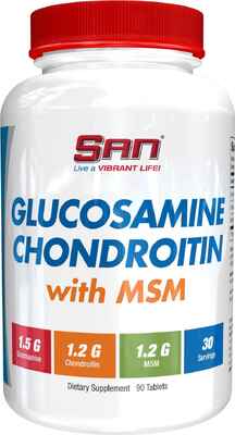 SAN Glucosamine Chondroitin with MSM (90 tab) > Vitamin və minerallar > 