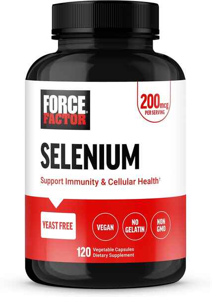 Force Factor Selenium (200 mg) - 120 caps > İdman qidaları > Vitamin və minerallar > 