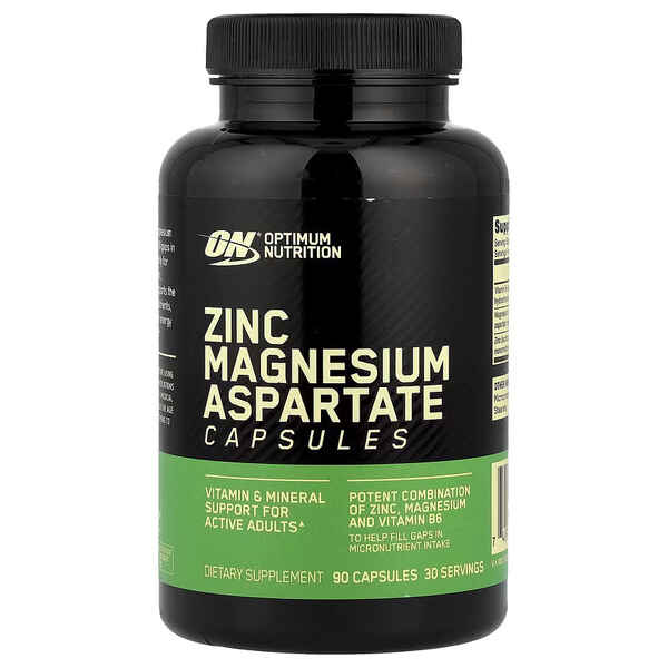 Optimum Nutrition Zinc Magnesium Aspartate (90 caps) > İdman qidaları > Витамины и минералы > OptimumNutrition