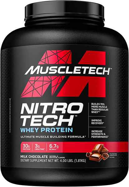 MuscleTech Nitro-Tech Whey Protein (1.8 kg) > İdman qidaları > Protein > MuscleTech