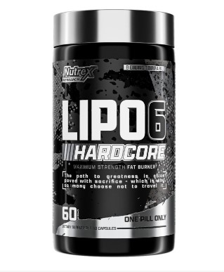Nutrex Lipo 6 Hardcore (60 caps) > Sport Supplements > Fat Burners > Nutrex